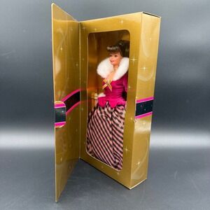 Barbie Winter Rhapsody 1996 Mattel 16873 2nd in a Series Avon Brunette Caucasian